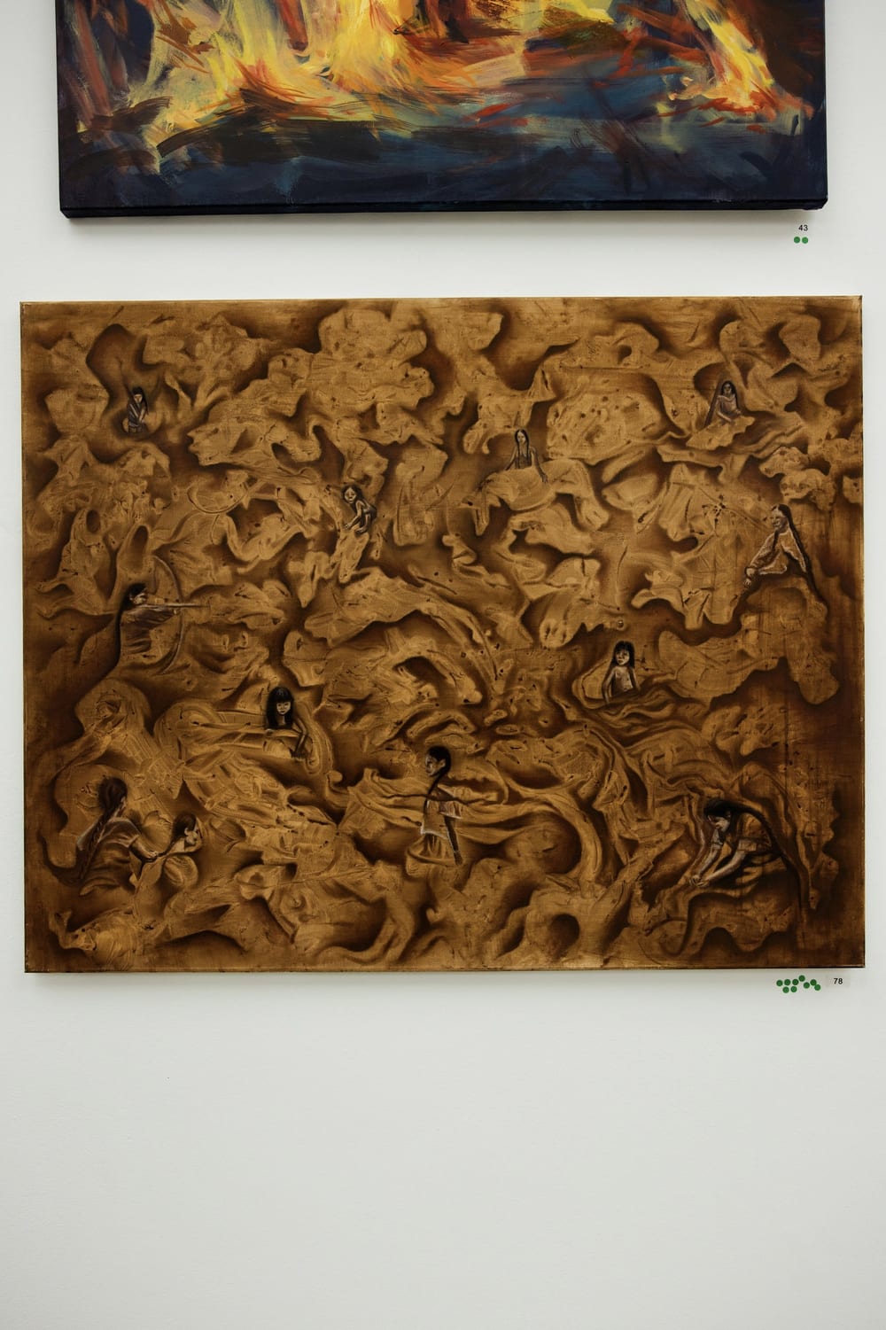 Pachamama hanging at Saatchi Gallery.