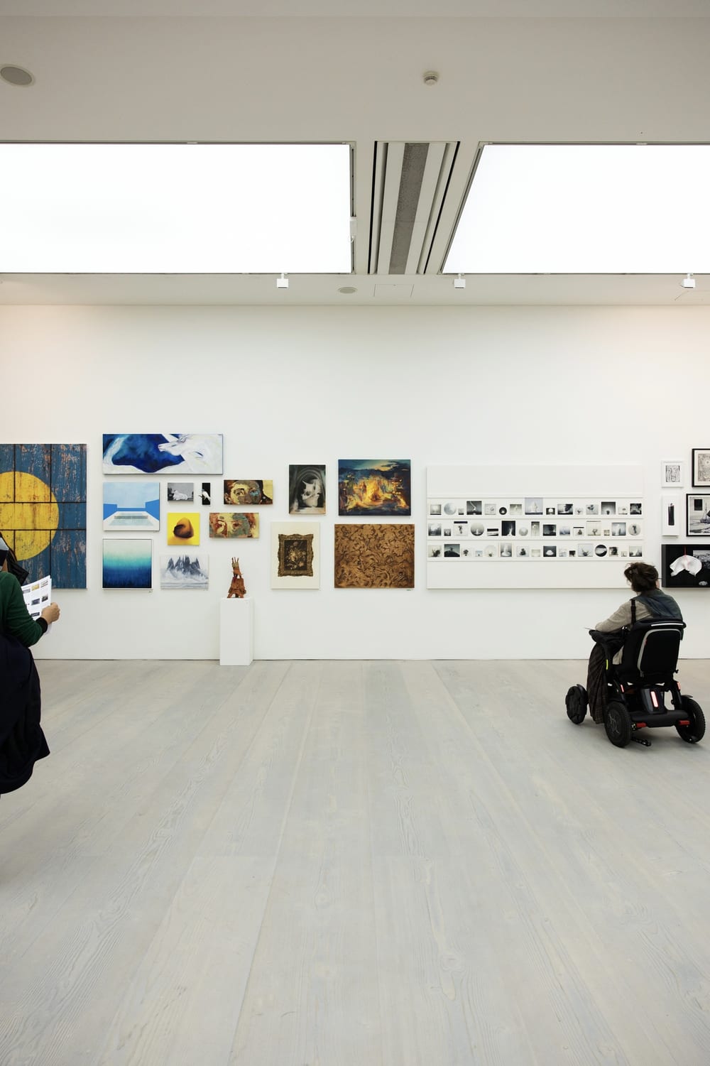 The exhibition room at Saatchi Gallery.